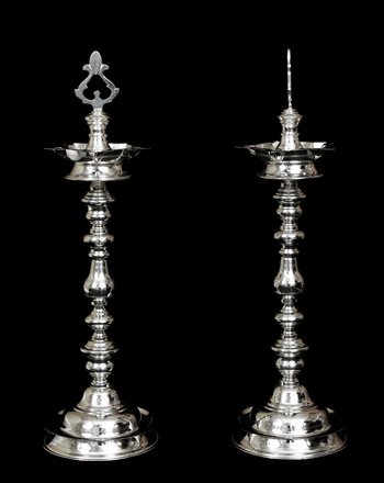 Silver Handmade Kuthu Vilaku